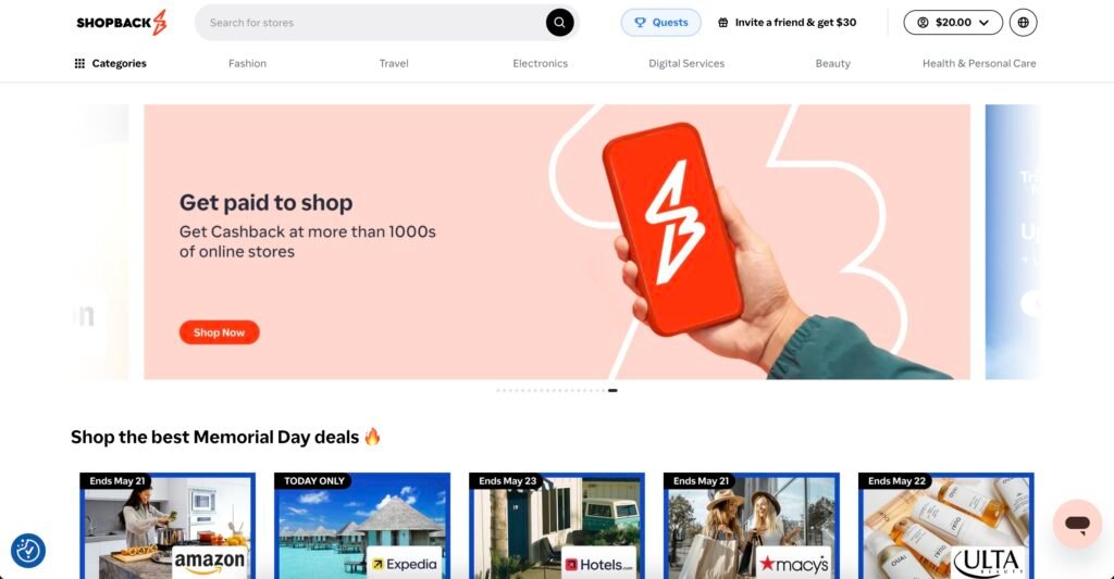 shopback site
