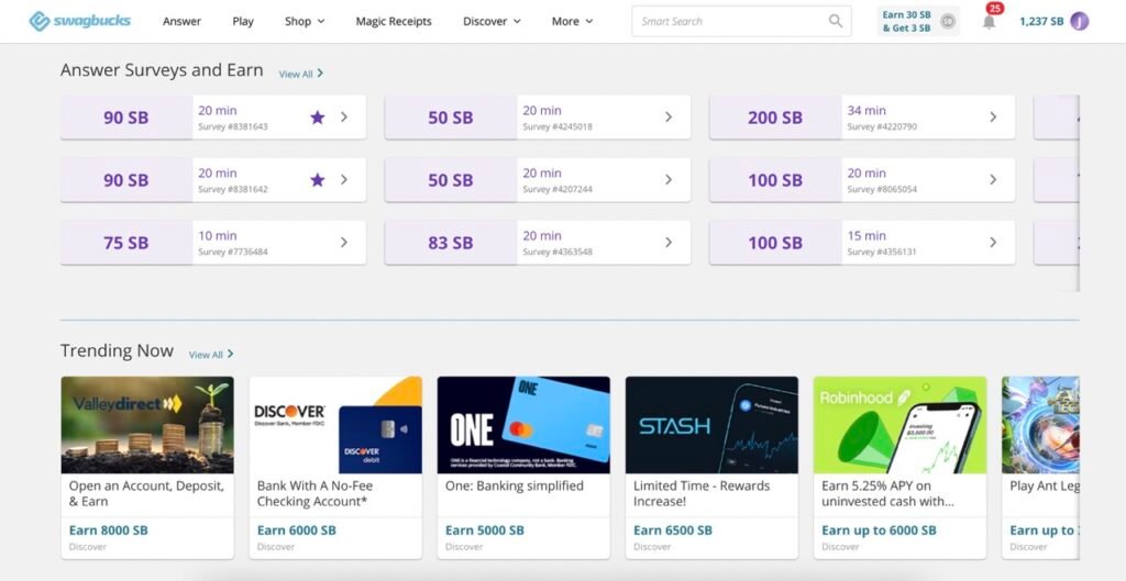 swagbucks site